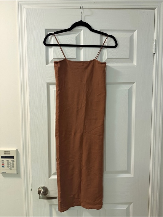 Nikibiki Dresses & Skirts - Nikibiki Rust Brown Slip Midi Dress